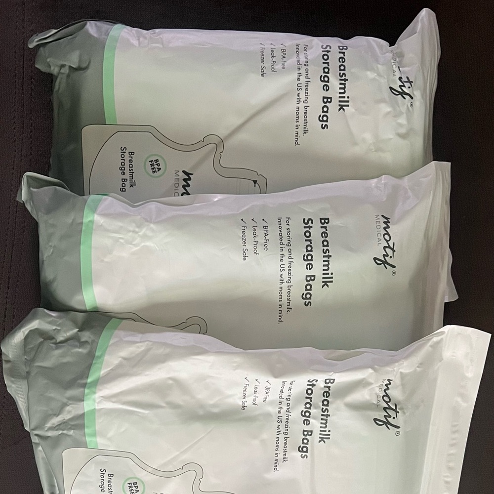 Breastmilk Storage Bags - White